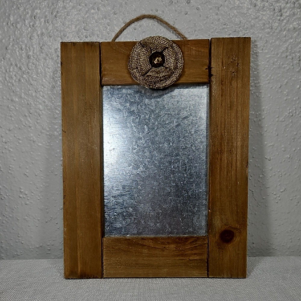 ArtMinds Craft It Rustic Wooden Frame with Metal Insert